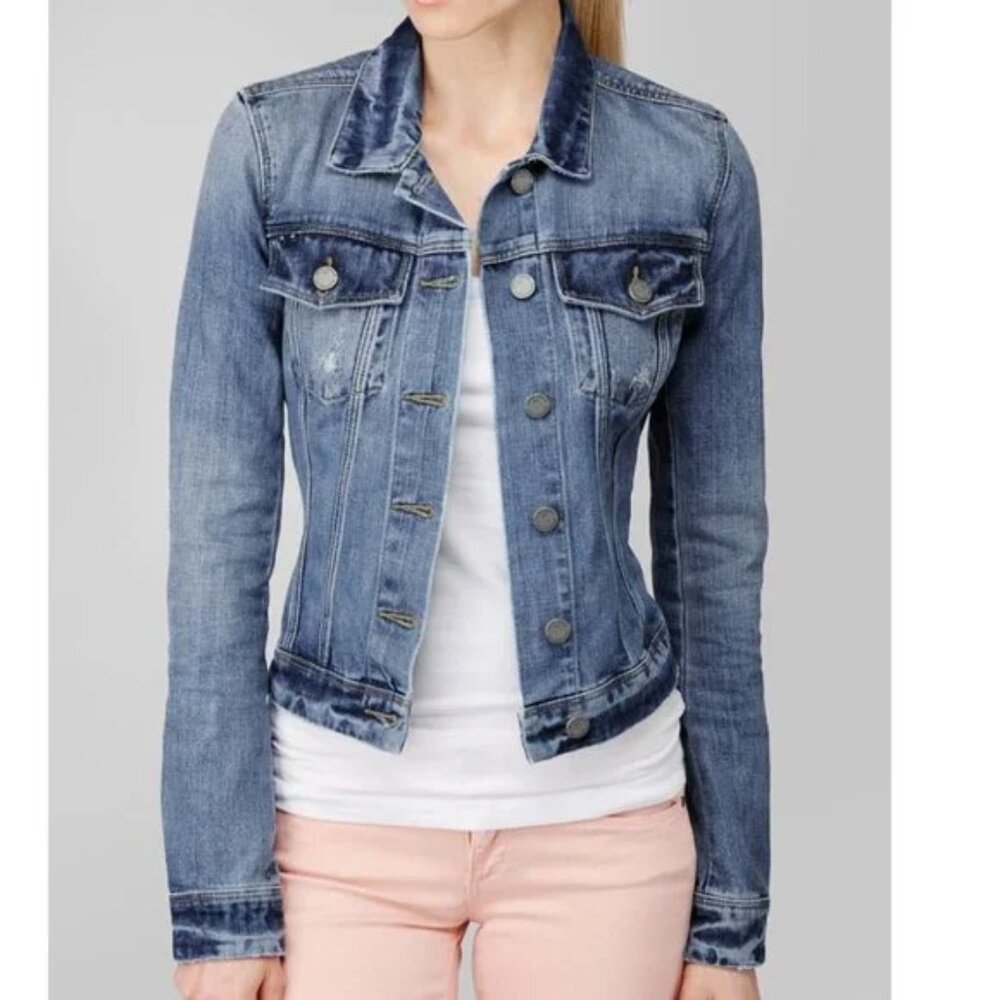Paige Vermont Light/Mid Wash Denim Jacket